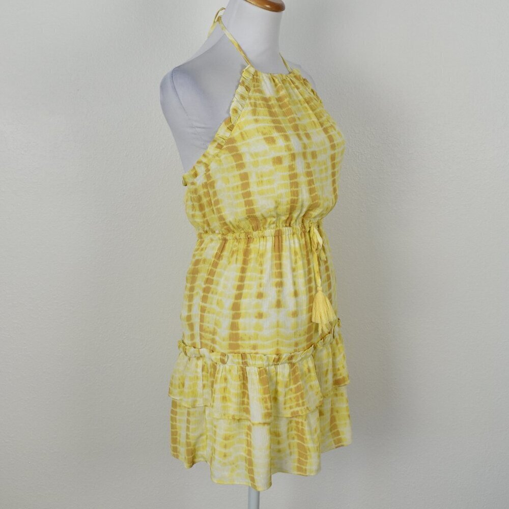 Majorelle Baker Halter Dress Tie Dye Yellow - XS - Picture 5 of 10